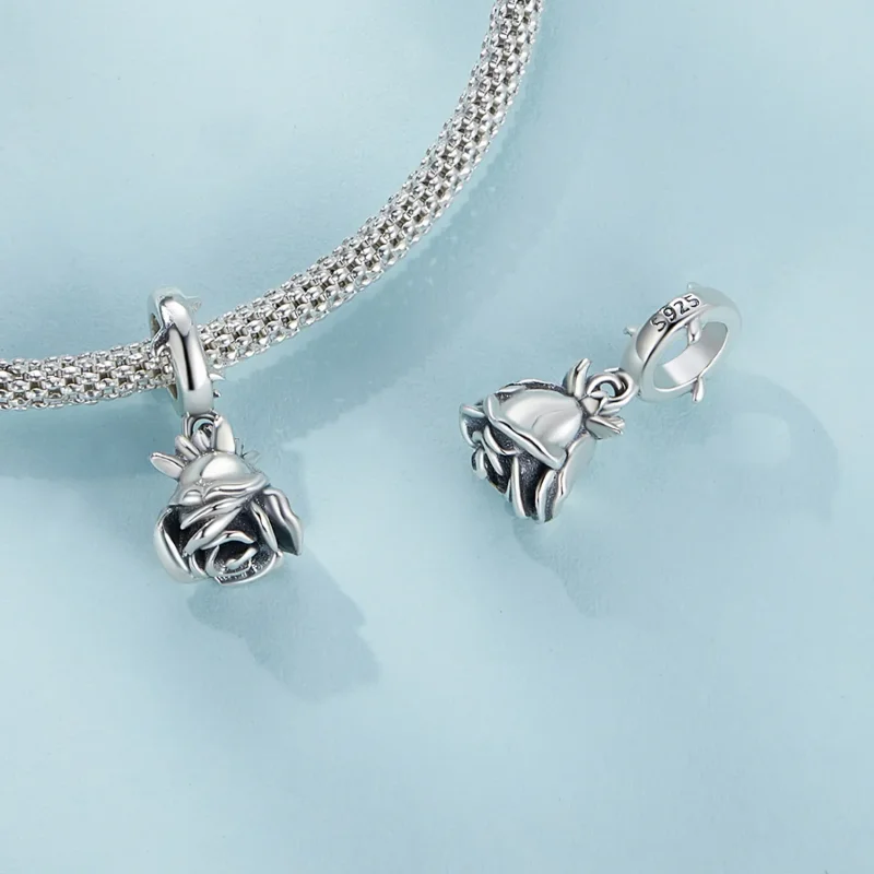 (bilde for) Pandora Style Rose Dangle - SCX142 - Vis 5