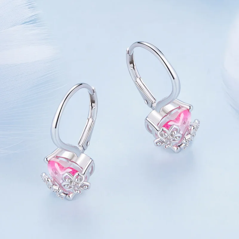 (bilde for) Pandora Style Sakura Hoop øredobber - BSE866 - Vis 3