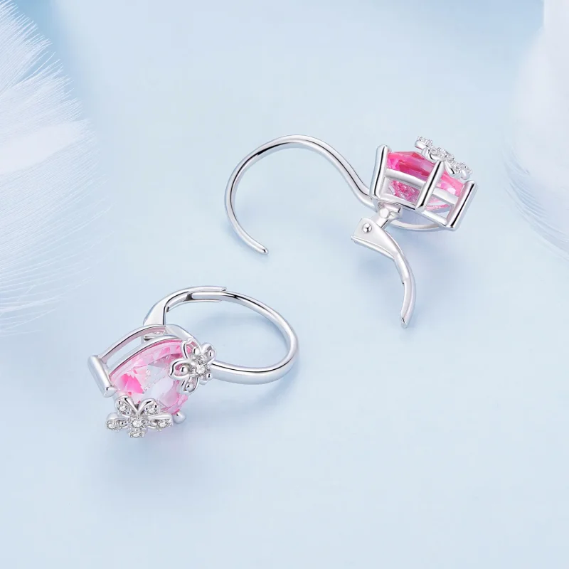 (bilde for) Pandora Style Sakura Hoop øredobber - BSE866 - Vis 4