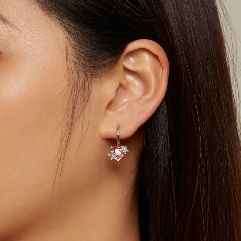 (bilde for) Pandora Style Sakura Hoop øredobber - BSE866 - Vis 6