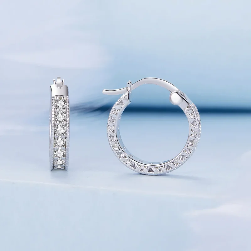 (bilde for) Pandora Style Shine Hoop øredobber - BSE868 - Vis 2