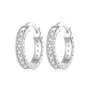(bilde for) Pandora Style Shine Hoop øredobber - BSE868
