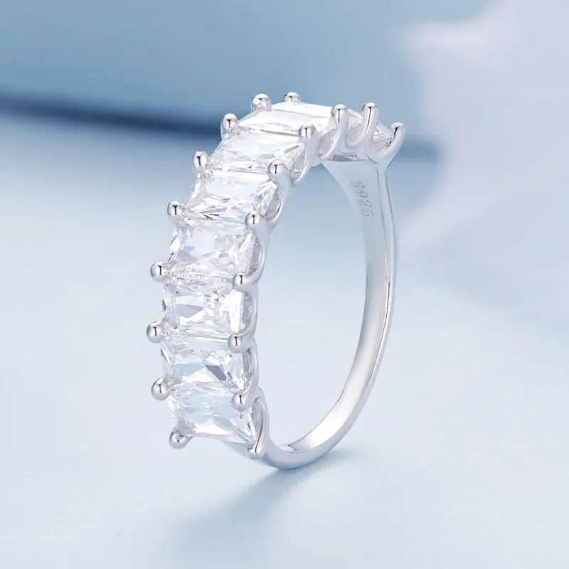 (bilde for) Pandora Style Shiny Zircon Ring - BSR409 - Vis 2