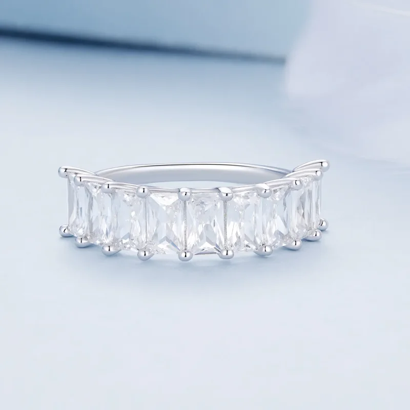 (bilde for) Pandora Style Shiny Zircon Ring - BSR409 - Vis 3