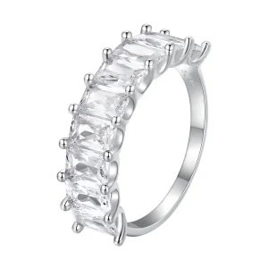 (bilde for) Pandora Style Shiny Zircon Ring - BSR409