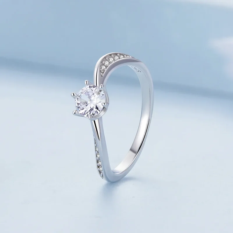 (bilde for) Pandora Style Simple Tie Ring - BSR420 - Vis 2