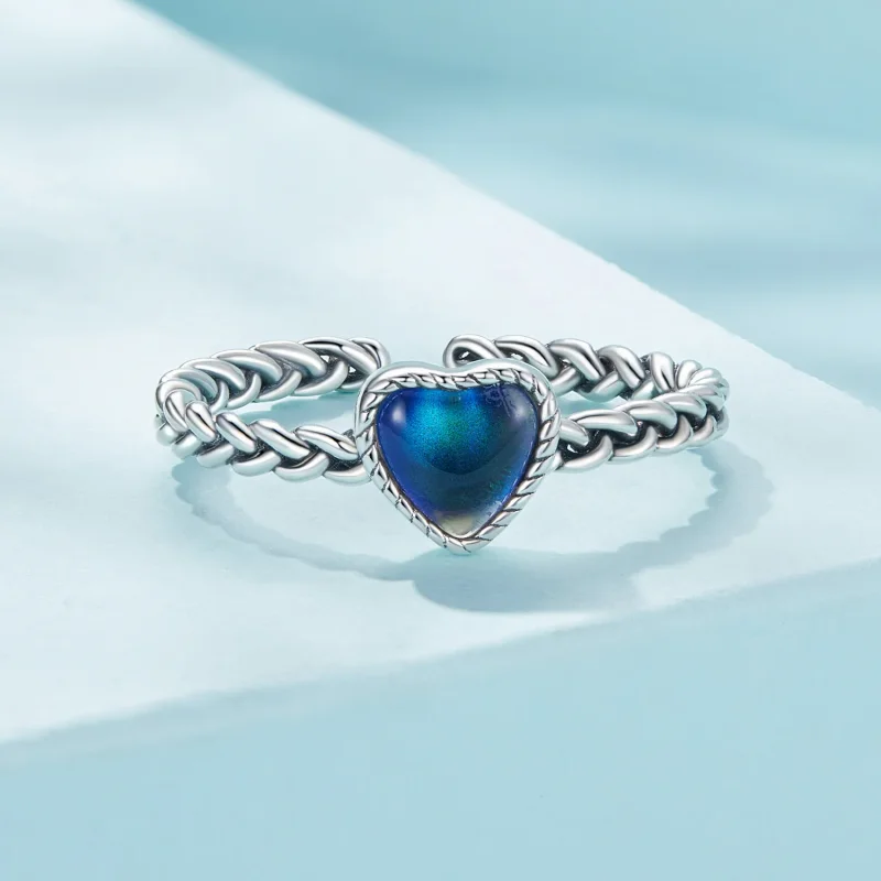 (bilde for) Pandora Style Simple Twist hjerteformet ring - SCR956 - Vis 5