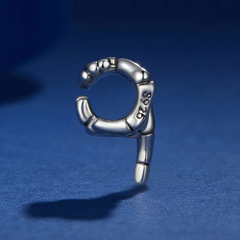 (bilde for) Pandora Style Skjelett Hånd Charm - BSC909 - Vis 3