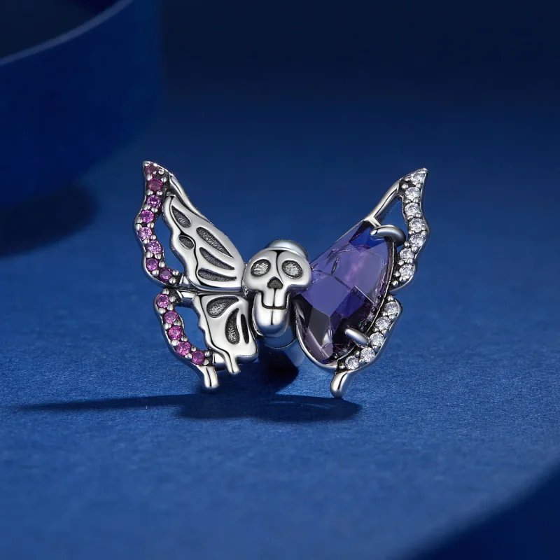 (bilde for) Pandora Style Skjelett Sommerfugl Charm - BSC911 - Vis 2
