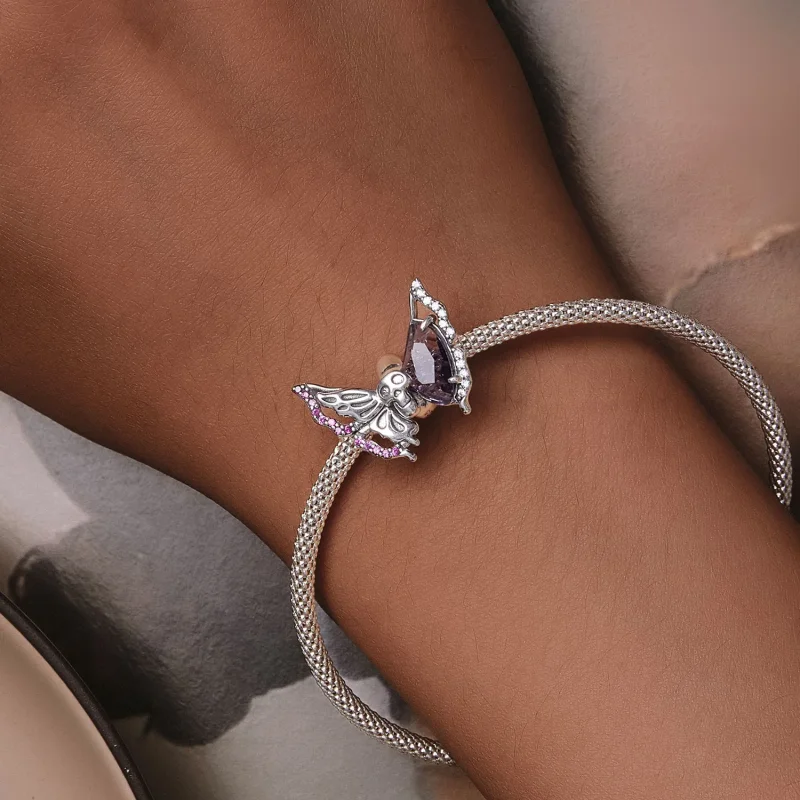 (bilde for) Pandora Style Skjelett Sommerfugl Charm - BSC911 - Vis 7