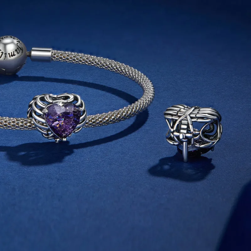 (bilde for) Pandora Style Skjeletthjertesjarm - BSC910 - Vis 4