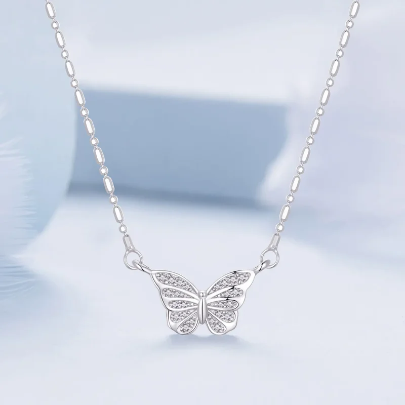 (bilde for) Pandora Style Smart Butterfly Halskjede - BSN352 - Vis 3