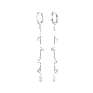 (bilde for) Pandora Style Smart Tassel Hoop øredobber - BSE898