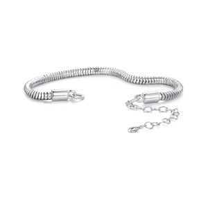 (bilde for) Pandora Style Snake Bone Chain Chain Armbånd - BSB150
