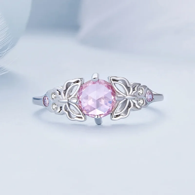 (bilde for) Pandora Style sommerfuglring - BSR478 - Vis 3