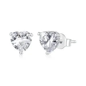 (bilde for) Pandora Style Sparkling Heart Studs øredobber - BSE853