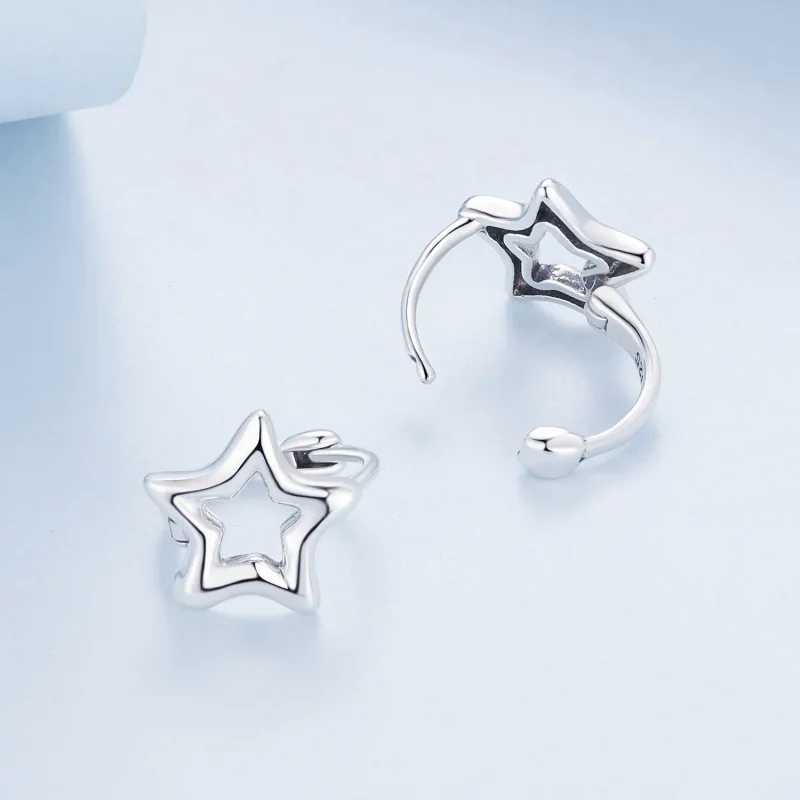 (bilde for) Pandora Style Star Hoop øredobber - BSE896 - Vis 4