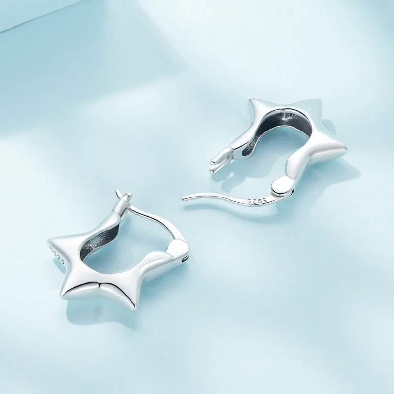 (bilde for) Pandora Style Star Hoop øredobber - SCE1615 - Vis 4