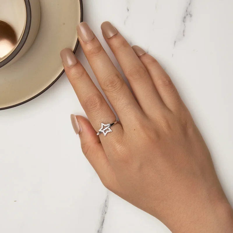 (bilde for) Pandora Style Star Ring - BSR450 - Vis 5