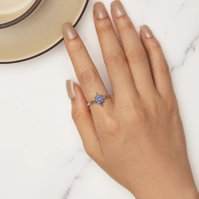 (bilde for) Pandora Style Star Ring - BSR455 - Vis 5