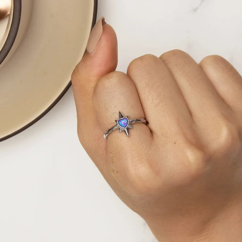 (bilde for) Pandora Style Star Ring - BSR455 - Vis 6
