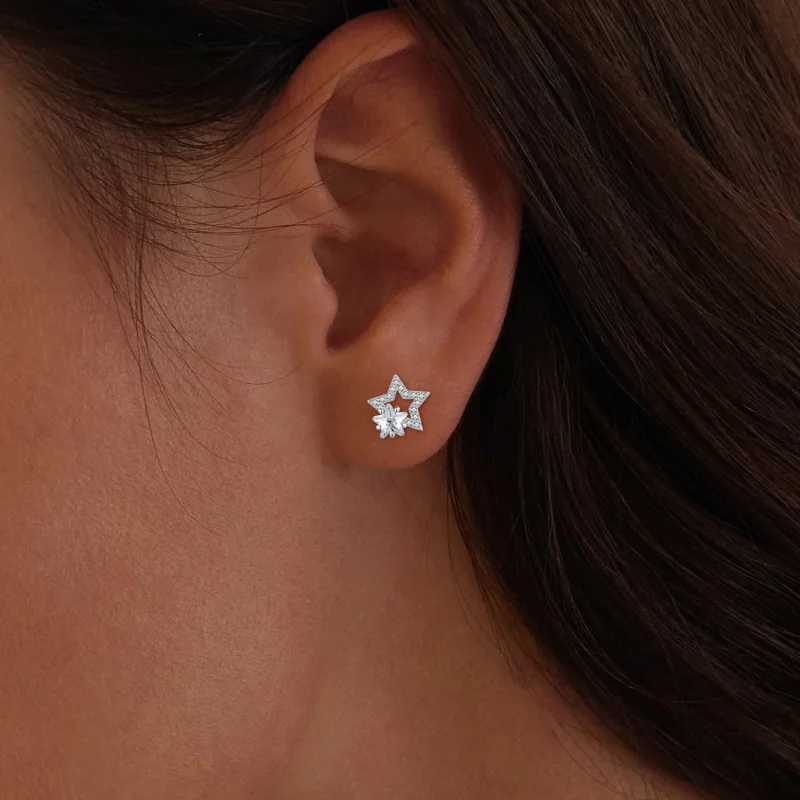 (bilde for) Pandora Style Star Studs øredobber - BSE878 - Vis 9