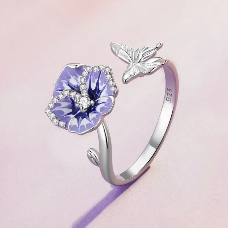 (bilde for) Pandora Style Stemorsblomstring - BSR452-E - Vis 2