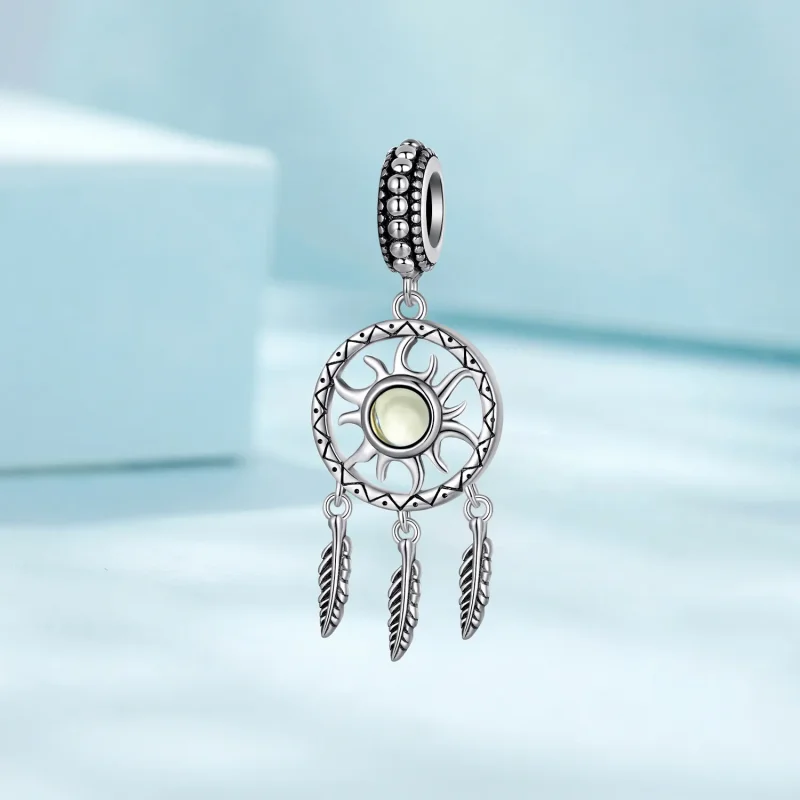 (bilde for) Pandora Style Sun Dream Catcher Dangle - SCC2593 - Vis 2