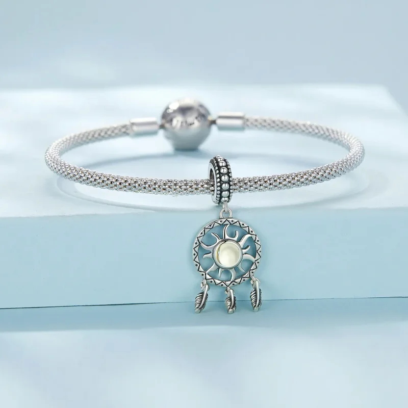 (bilde for) Pandora Style Sun Dream Catcher Dangle - SCC2593 - Vis 3