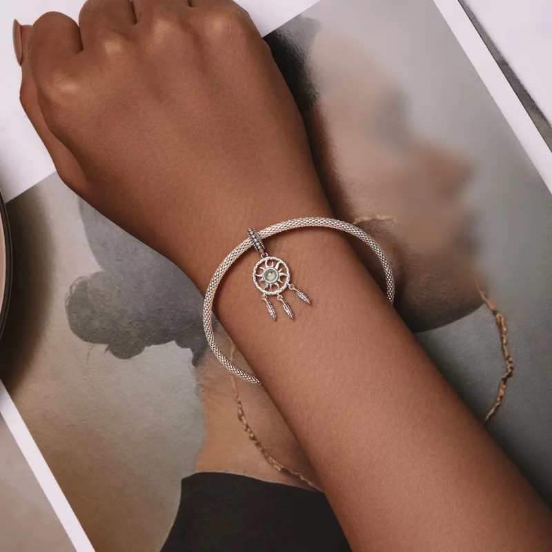 (bilde for) Pandora Style Sun Dream Catcher Dangle - SCC2593 - Vis 5