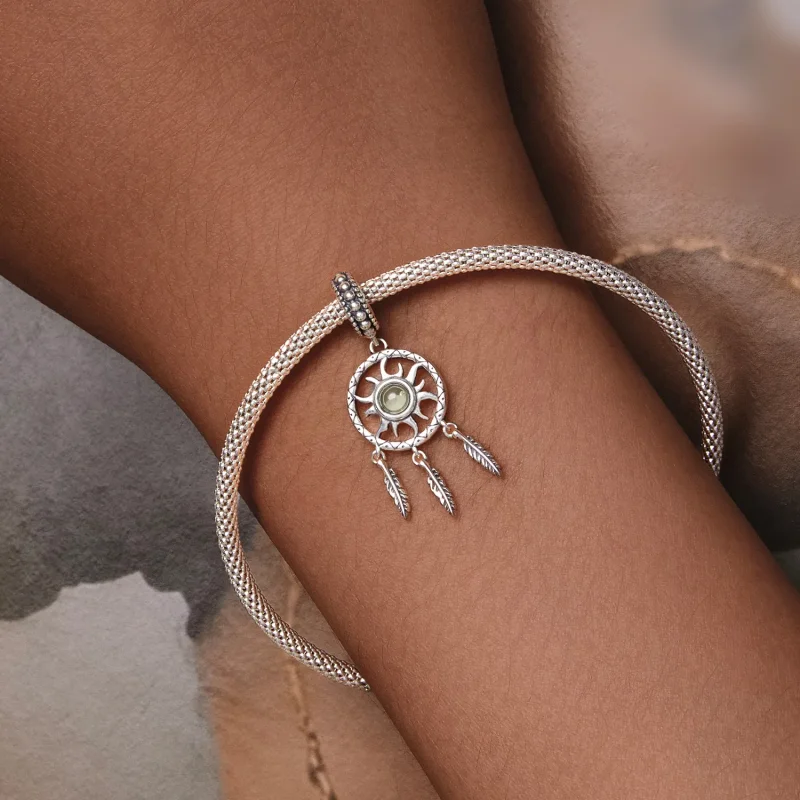 (bilde for) Pandora Style Sun Dream Catcher Dangle - SCC2593 - Vis 6