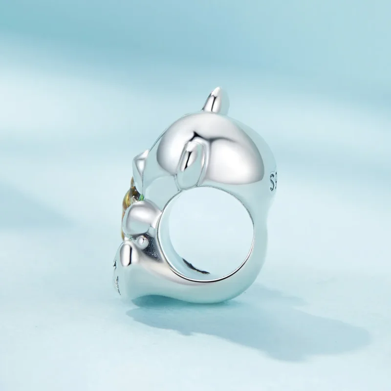 (bilde for) Pandora Style Sunflower and Bear Charm - SCC2560 - Vis 3