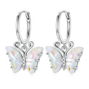 (bilde for) Pandora Style Symphony Butterfly Hoop øredobber - SCE1588-CF