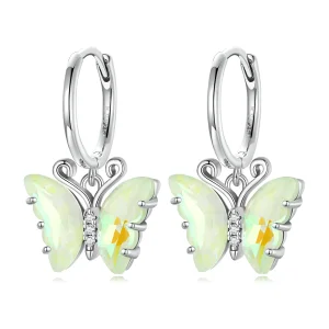 (bilde for) Pandora Style Symphony Butterfly Hoop øredobber - SCE1588-GN