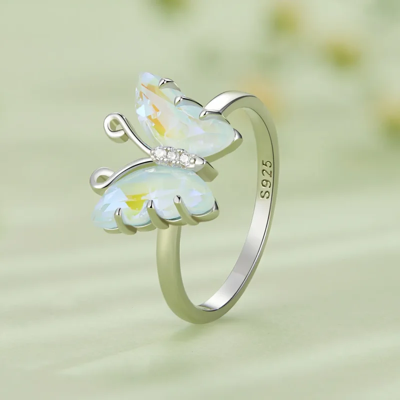 (bilde for) Pandora Style Symphony Butterfly Ring - SCR912 - Vis 2