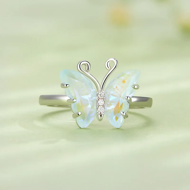 (bilde for) Pandora Style Symphony Butterfly Ring - SCR912 - Vis 3