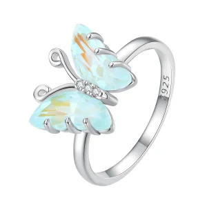 (bilde for) Pandora Style Symphony Butterfly Ring - SCR912