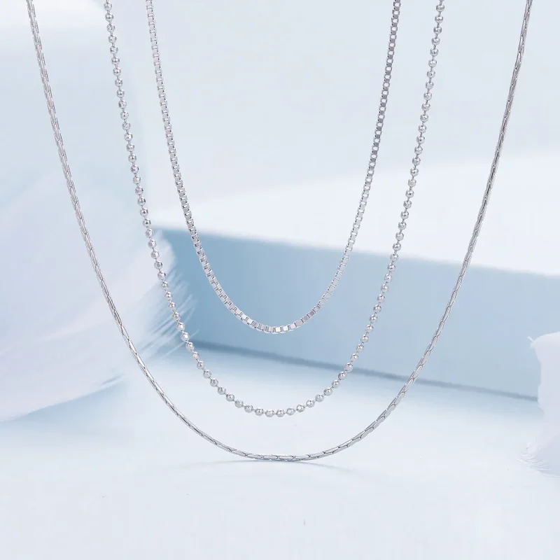 (bilde for) Pandora Style tre-etasjers halskjede - BSN333 - Vis 3