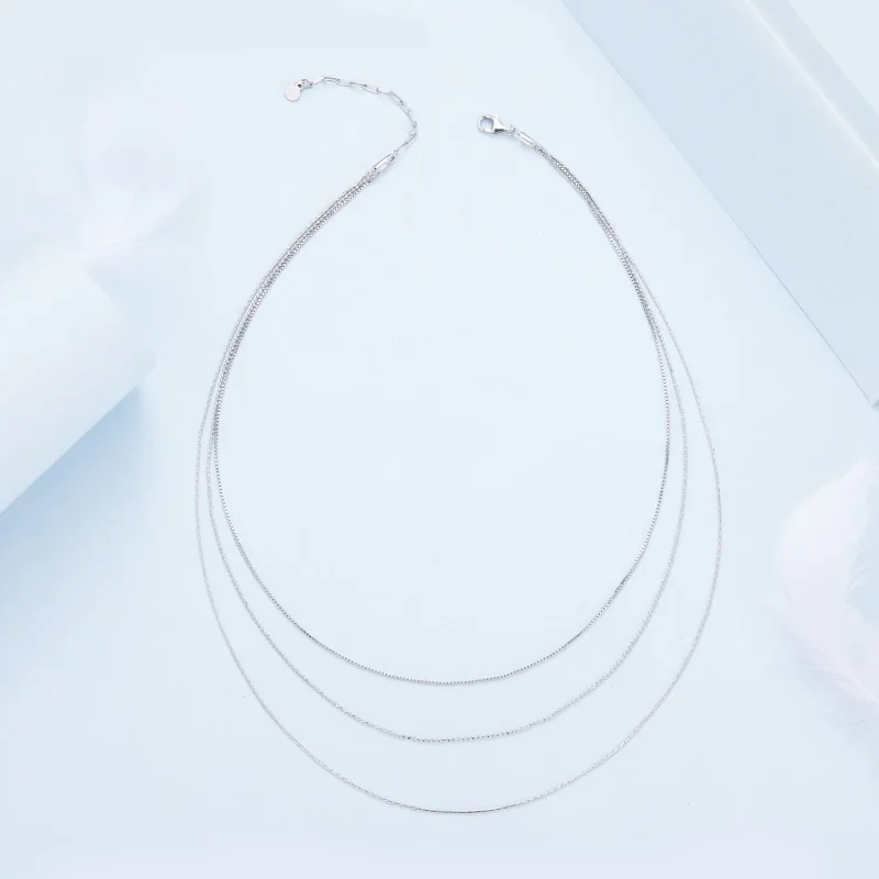 (bilde for) Pandora Style tre-etasjers halskjede - BSN333 - Vis 4