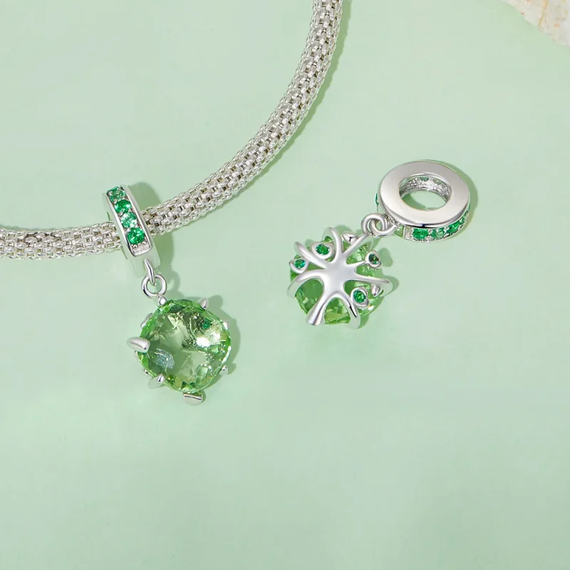 (bilde for) Pandora Style Tree of Life Dangle - BSC896 - Vis 4