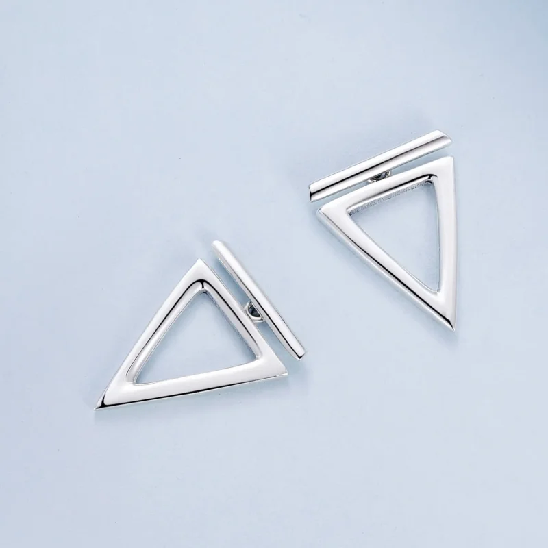 (bilde for) Pandora Style Triangle Studs øredobber - BSE900 - Vis 4