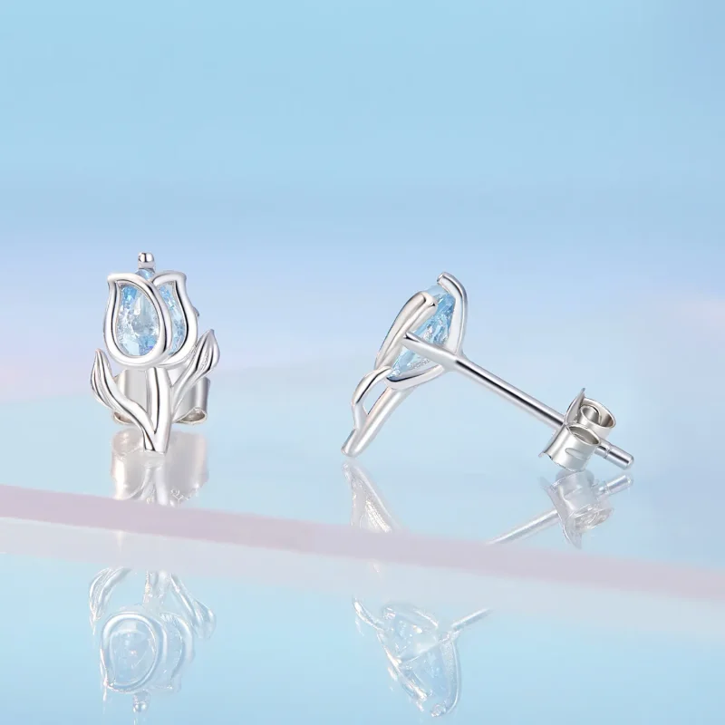 (bilde for) Pandora Style Tulip Studs øredobber - BSE873 - Vis 3