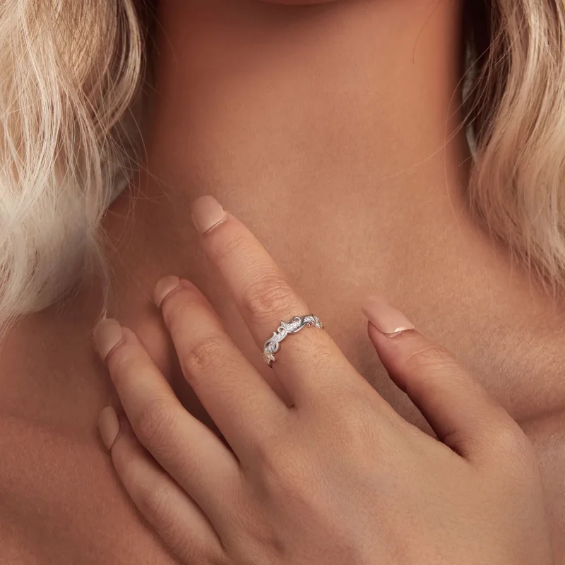 (bilde for) Pandora Style Vine Ring - BSR489 - Vis 4