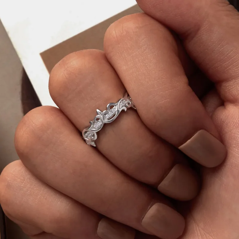 (bilde for) Pandora Style Vine Ring - BSR489 - Vis 6
