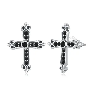 (bilde for) Pandora Style Vintage Cross Studs øredobber - SCE1655
