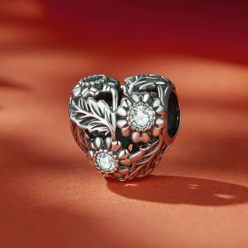 (bilde for) Pandora Style Vintage Vine Charm - SCC2610 - Vis 2