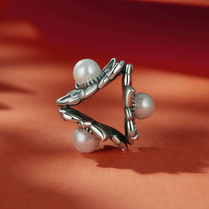 (bilde for) Pandora Style Vintage Vine Charm - SCC2611 - Vis 3