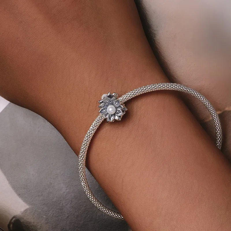(bilde for) Pandora Style Vintage Vine Charm - SCC2611 - Vis 7