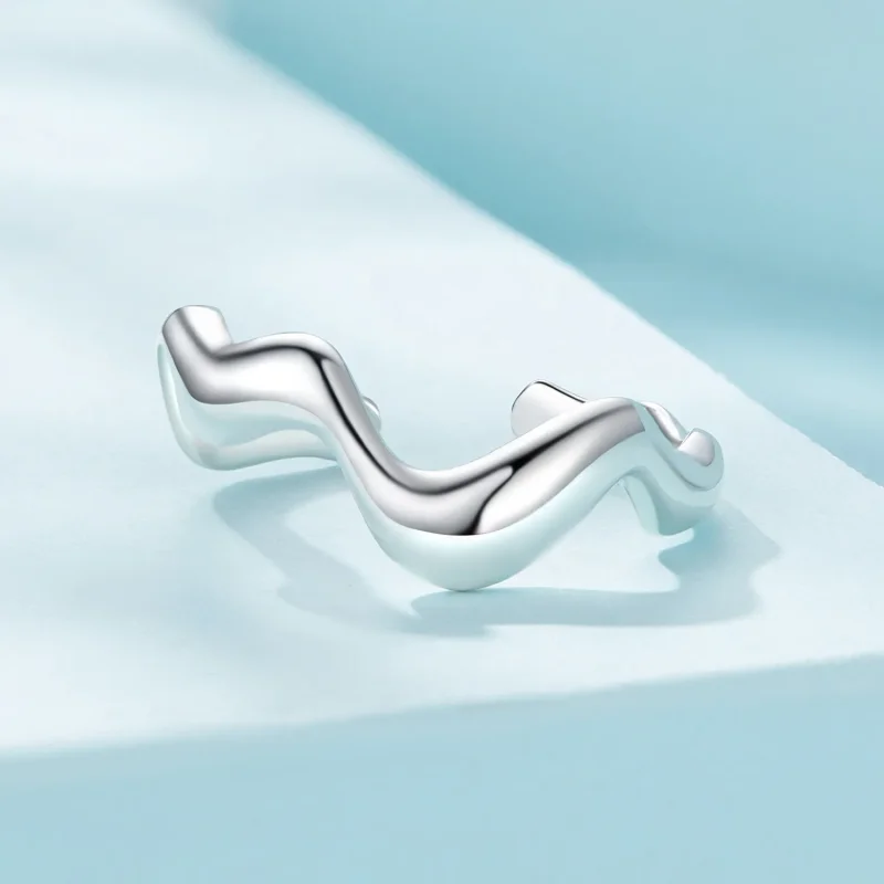 (bilde for) Pandora Style Wave Ring - SCR954 - Vis 3