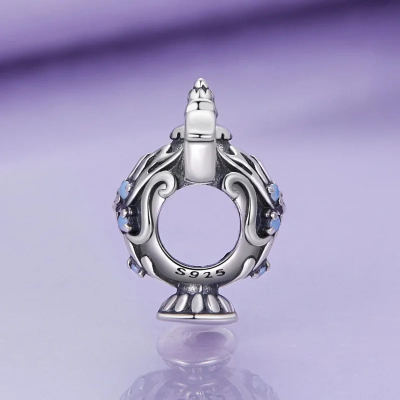 (bilde for) Pandora Style Wishing Magic Lamp Charm - BSC893 - Vis 3